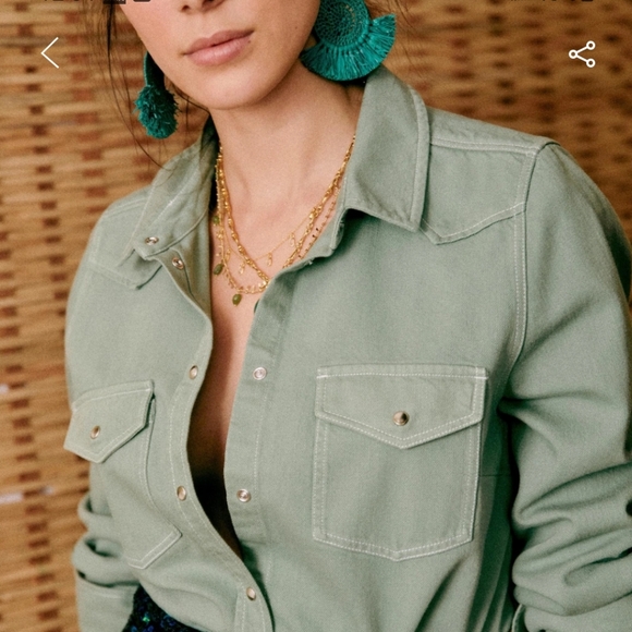 Sezane Tops - Sezane Servanne Shirt